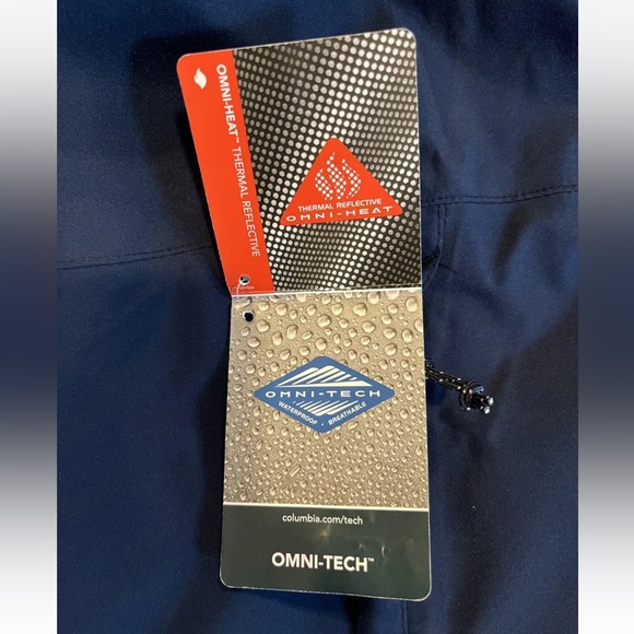 Columbia Pointe Clear Jacket Mens XXL Blue Insulated Snow Skiing Snowboard 2XL - Picture 14 of 16